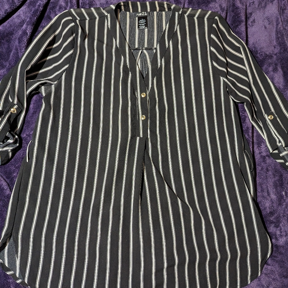 Black striped Blouse
